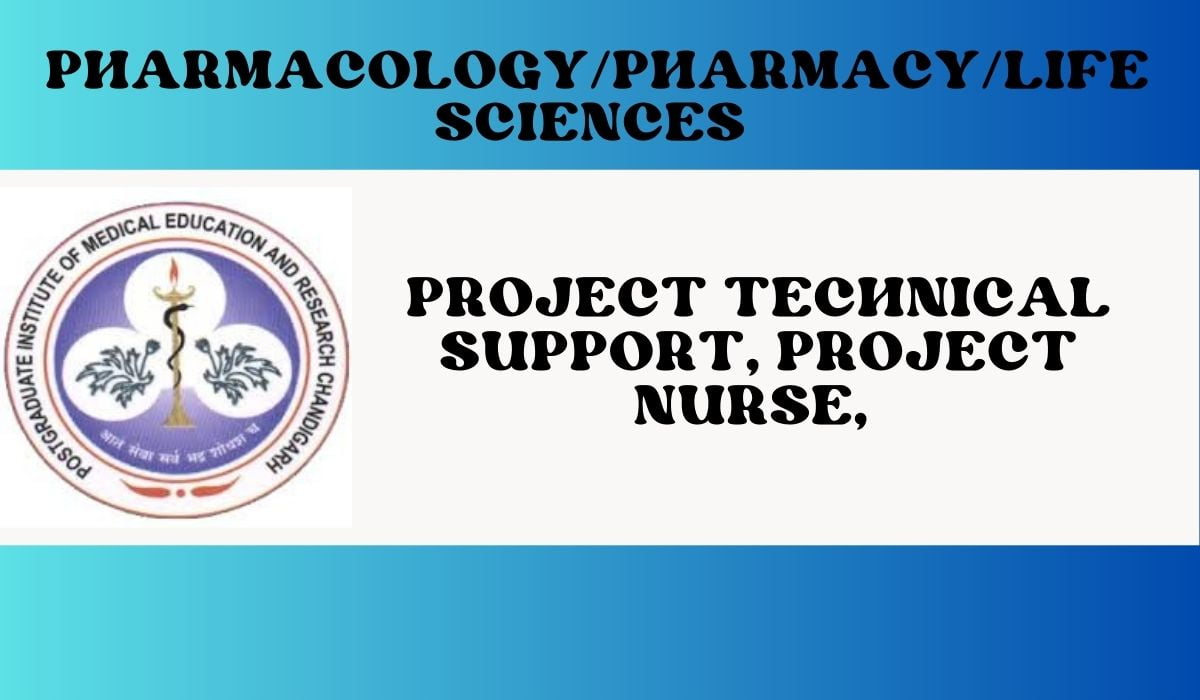 PGIMER Hiring Pharma and Life Sciences