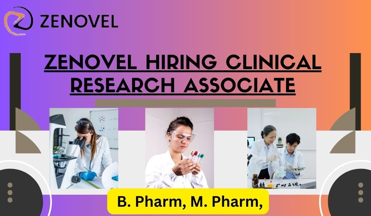 Zenovel Hiring Clinical Research Associate