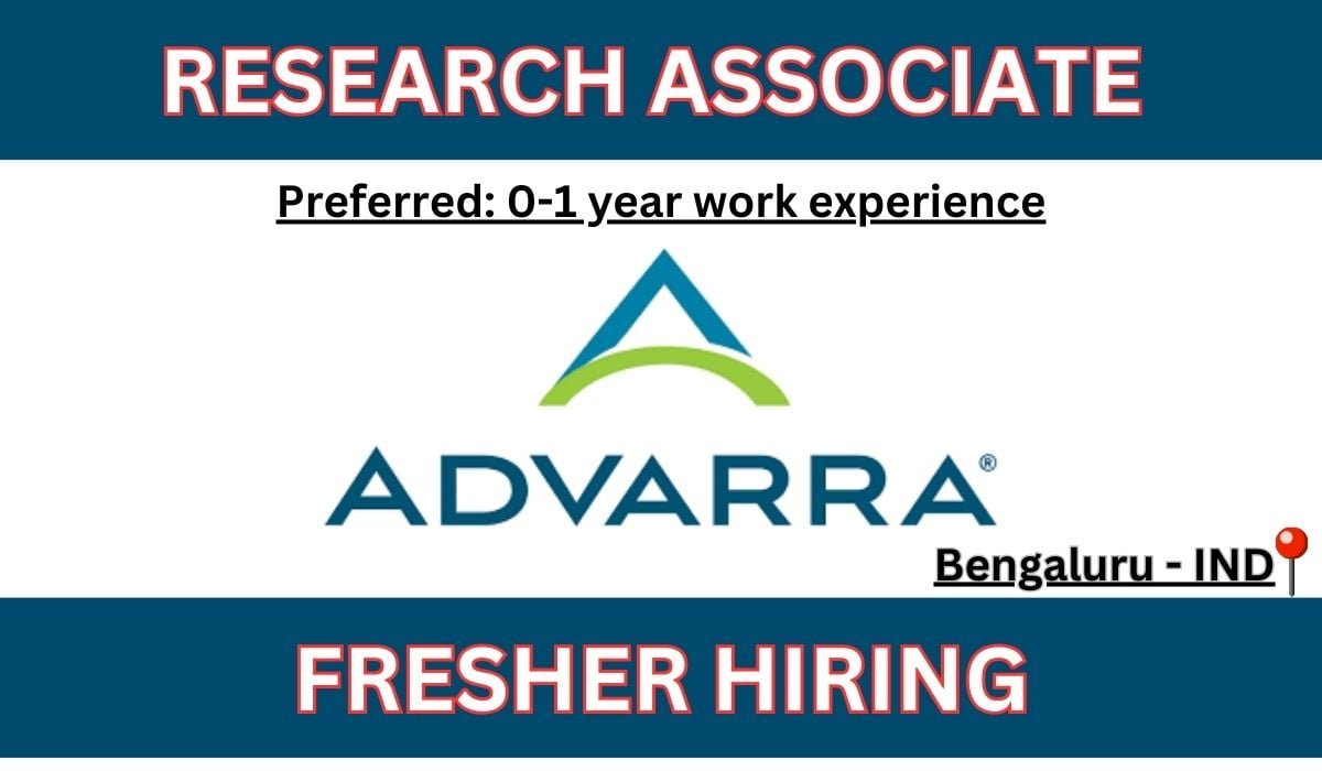 [freshers] Advarra Hiring Research Associate