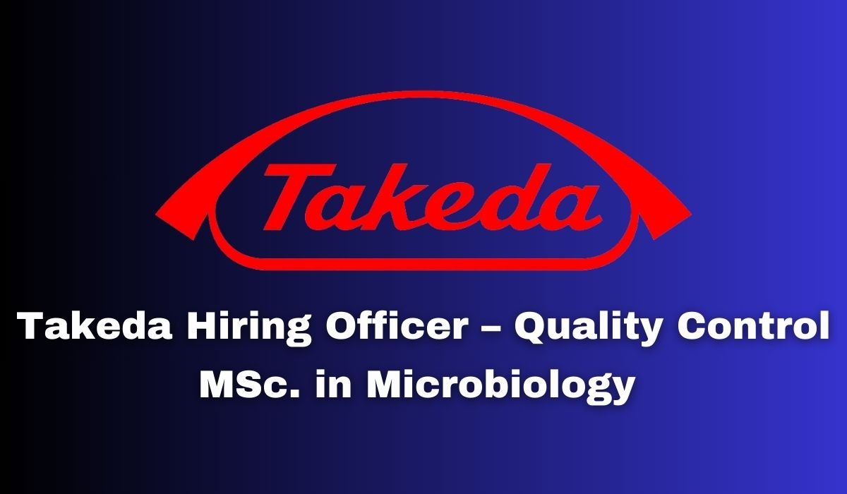 Takeda Hiring Officer – Quality Control