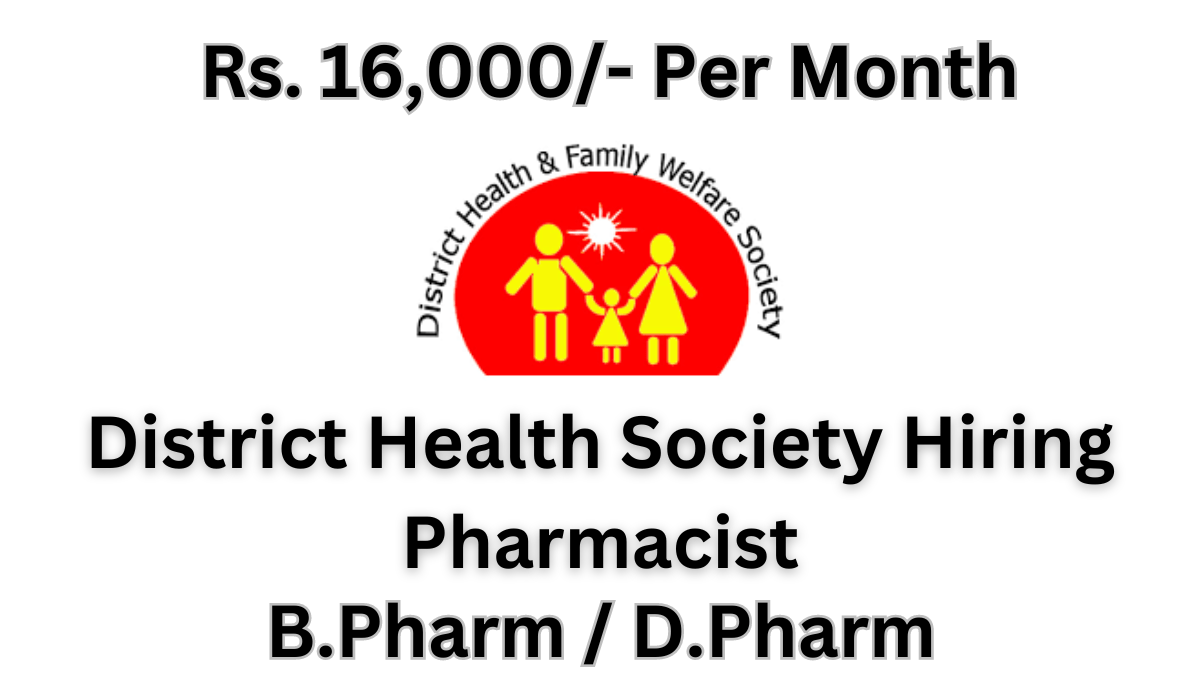District Health Society Hiring Pharmacist