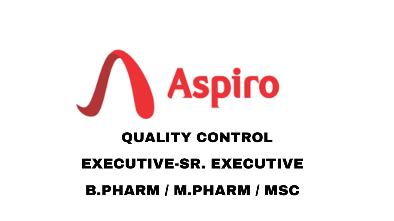 Aspiro Pharma Hiring Quality Control