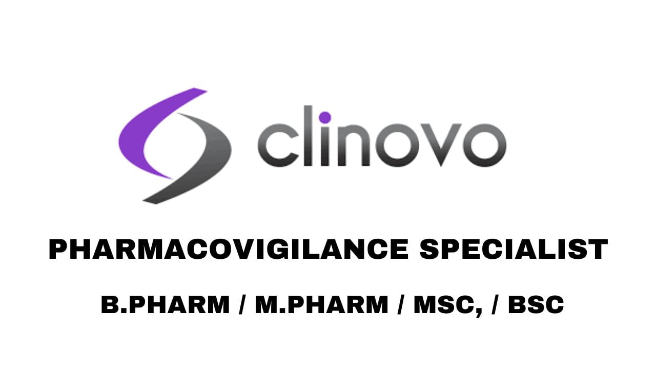 Clinovo Hiring Pharmacovigilance Specialist