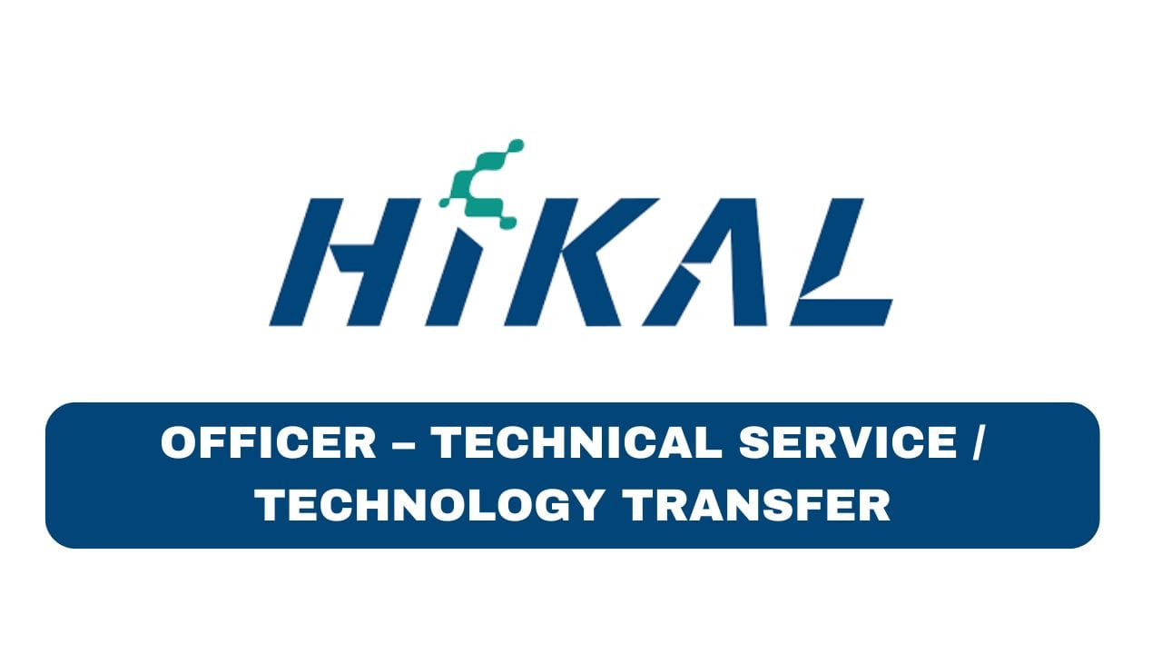 Hikal Limited Hiring Technical Service / Technology Transfer