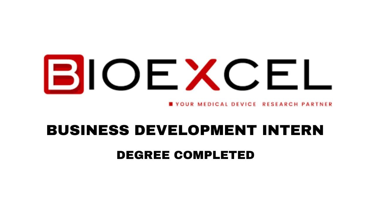 Bioexcel Hiring Business Development Intern