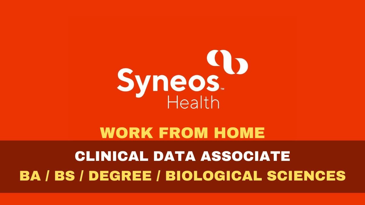 Syneos Health Hiring Clinical Data Associate