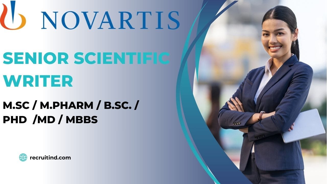 Novartis Hiring Senior Scientific Writer