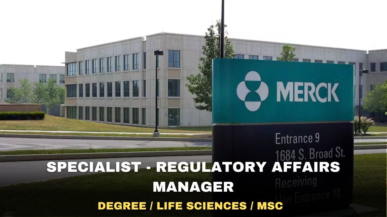 Merck Hiring Specialist - Regulatory Affairs Manager