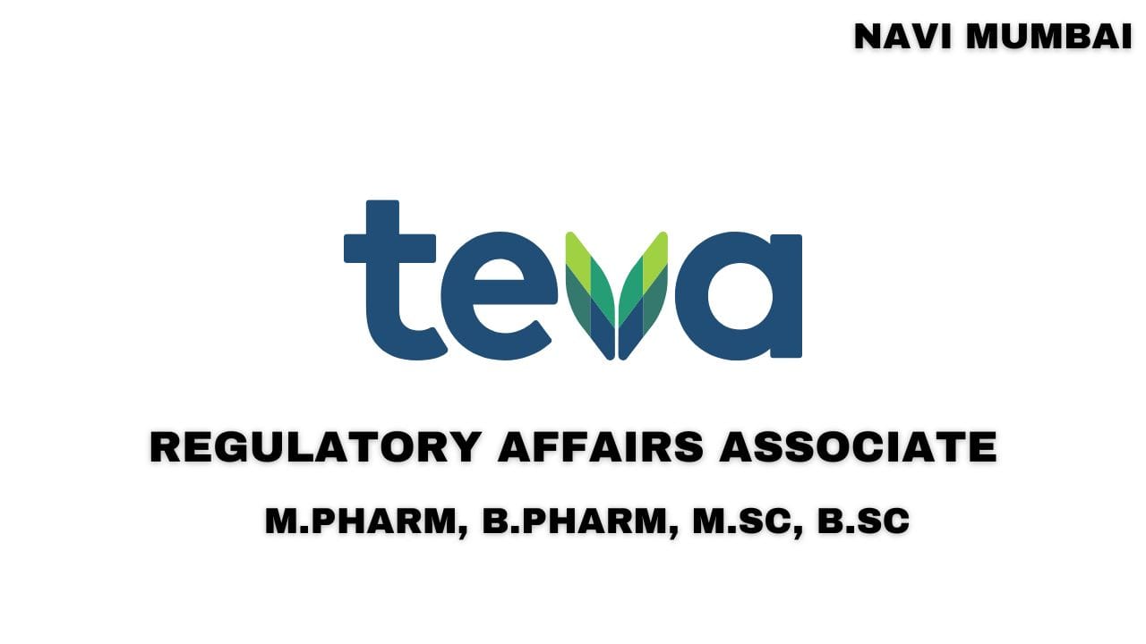Teva Hiring Regulatory Affairs Associate