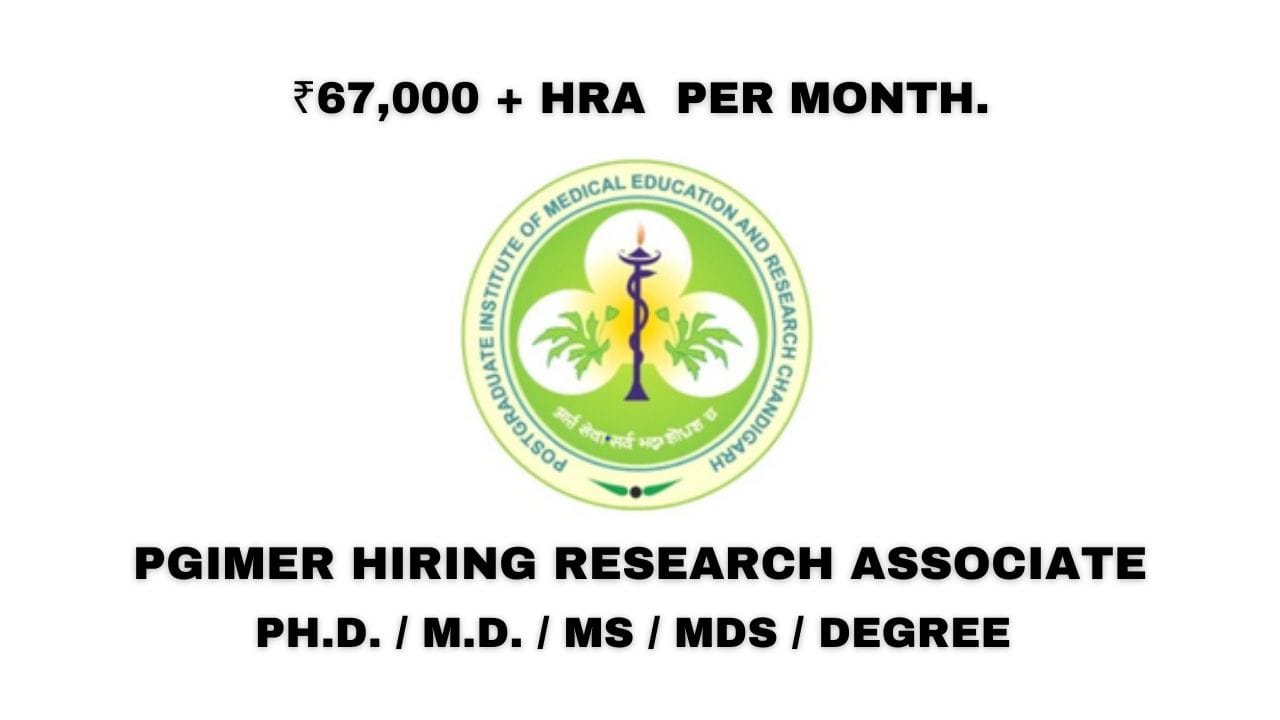 PGIMER Hiring Research Associate