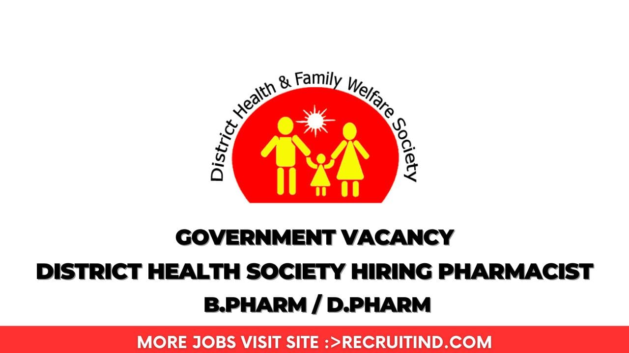 District Health Society Hiring Pharmacist