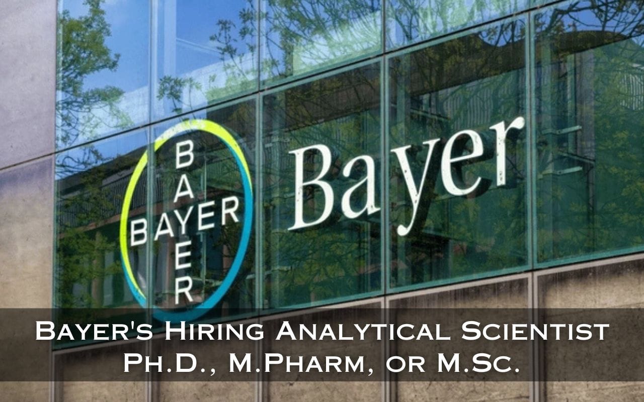 Bayer's Hiring Analytical Scientist