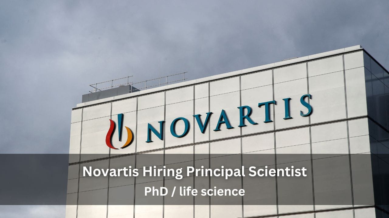 Novartis Hiring Principal Scientist