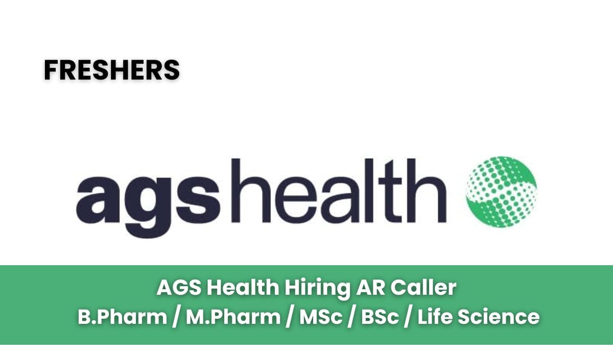 (Freshers) AGS Health Hiring AR Caller