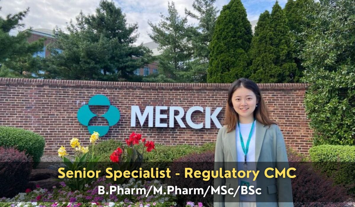Merck Hiring Senior Specialist - Regulatory CMC