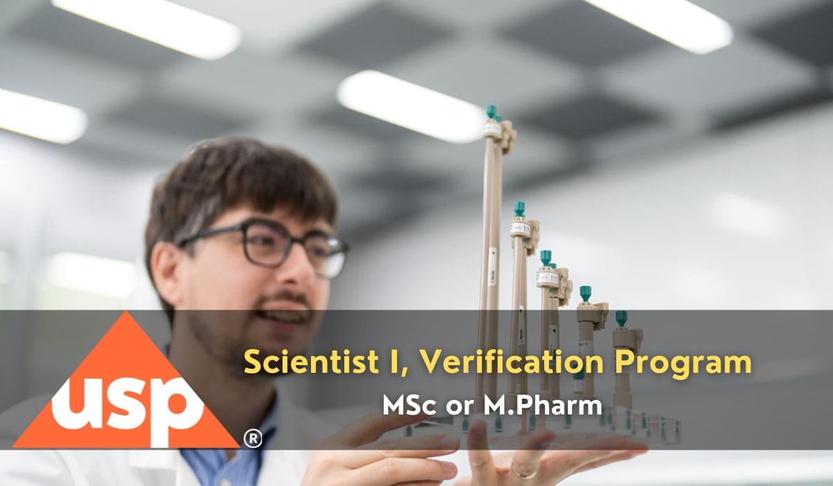 USP Hiring Scientist I, Verification Program