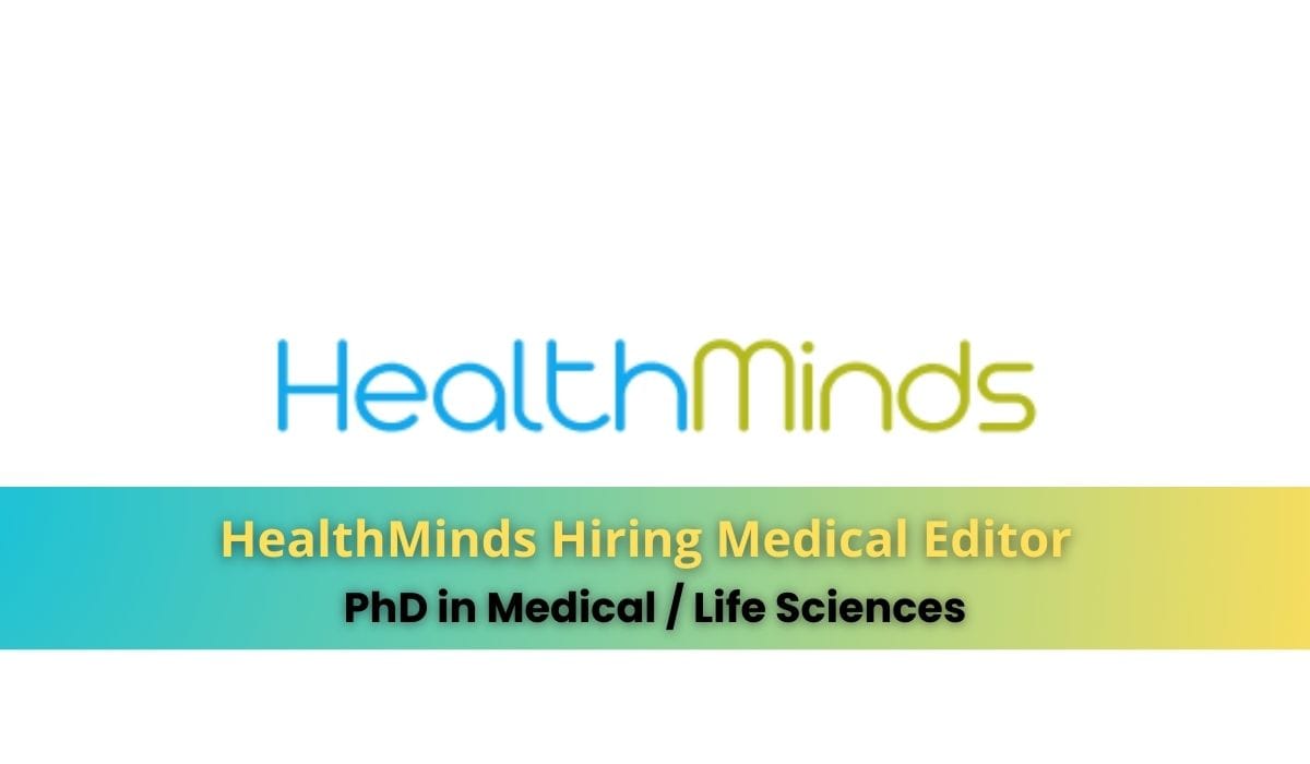 HealthMinds Hiring Medical Editor