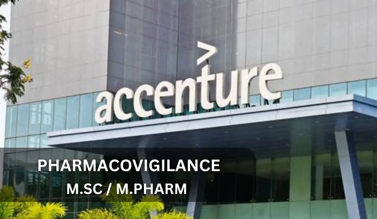 Accenture Hiring Pharmacovigilance
