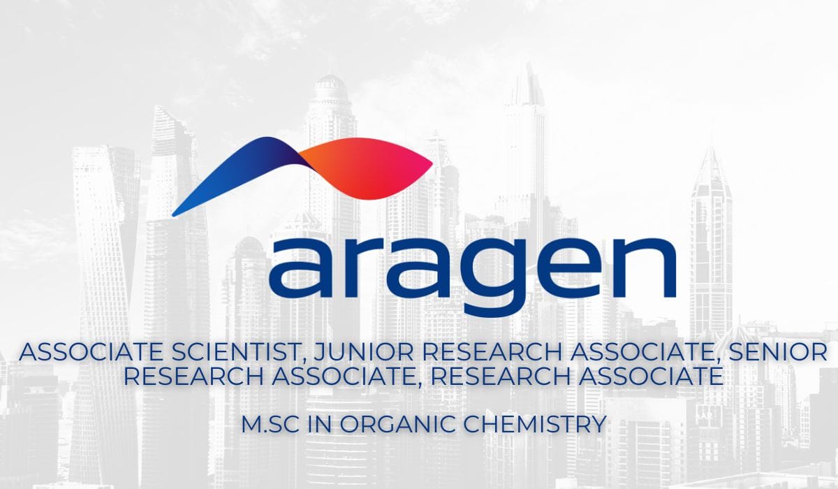 Aragen Lifesciences Hiring In Associate Scientist, Junior Research Associate, Senior Research Associate, Research Associate