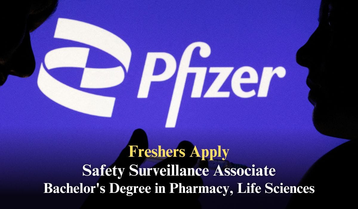 Pfizer Hiring Safety Surveillance Associate