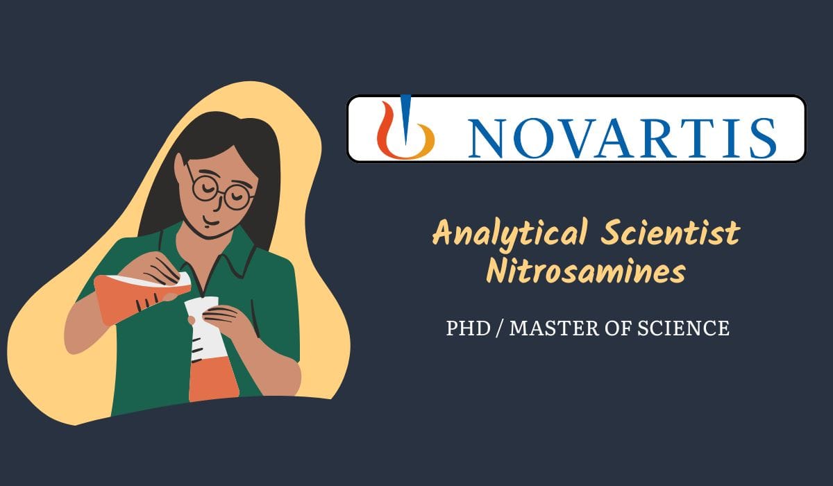 Novartis Hiring Analytical Scientist Nitrosamines