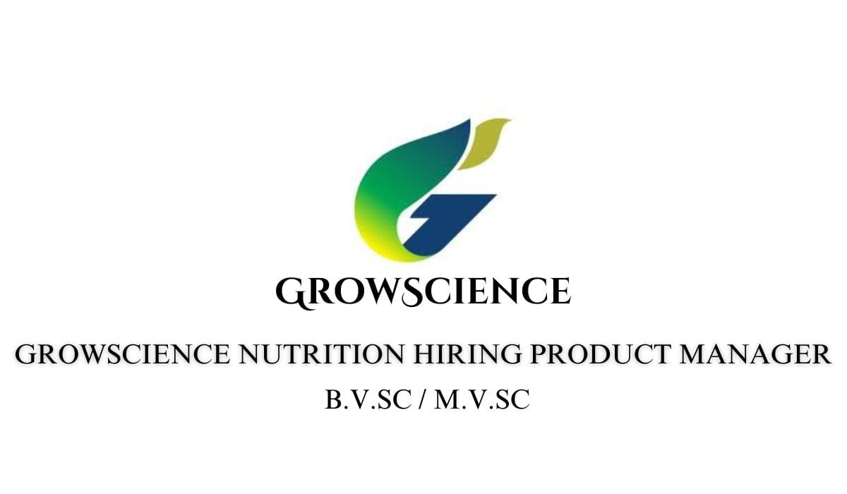 GrowScience Nutrition Hiring Product Manager