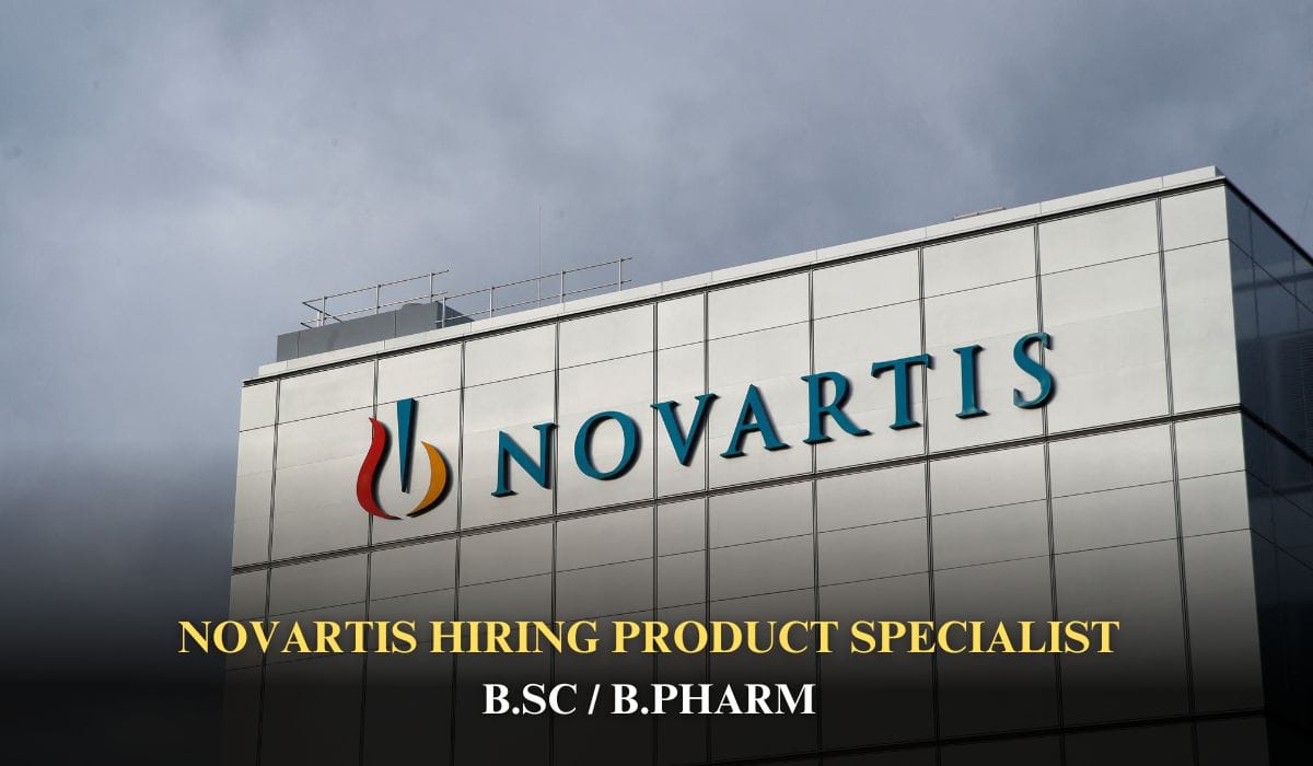 Novartis Hiring Product Specialist