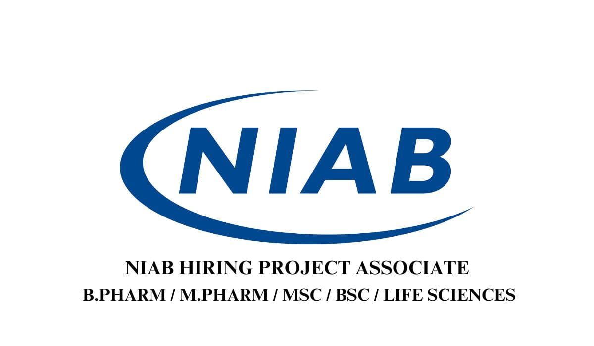 NIAB Hiring Project Associate