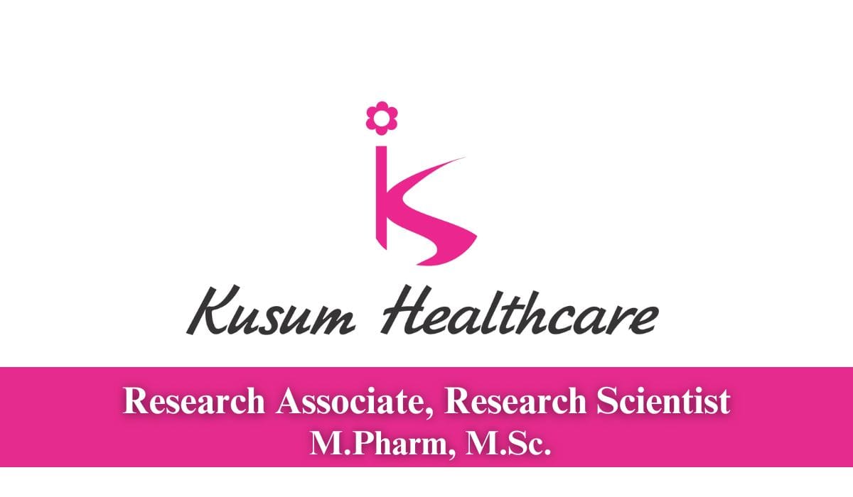 Kusum Healthcare Hiring Research Associate, Research Scientist