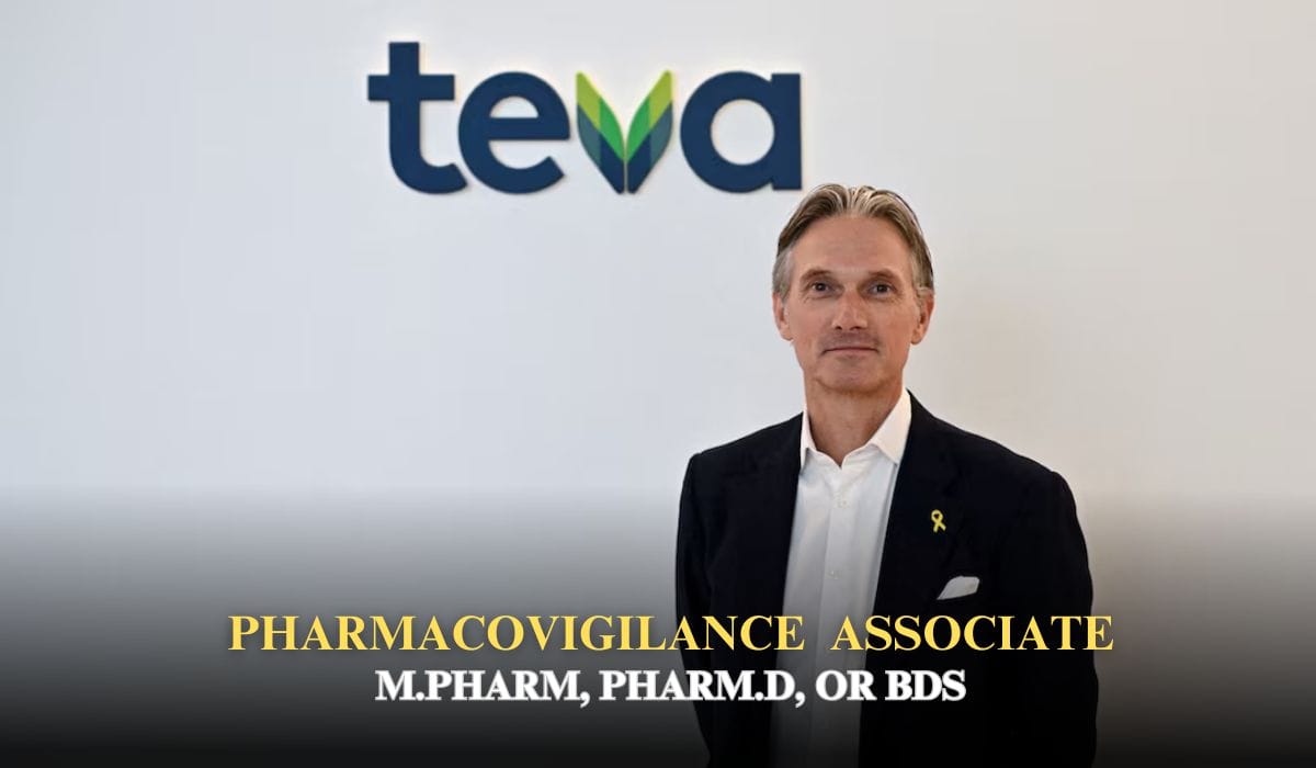 Teva Pharmaceuticals Hiring Pharmacovigilance Associate
