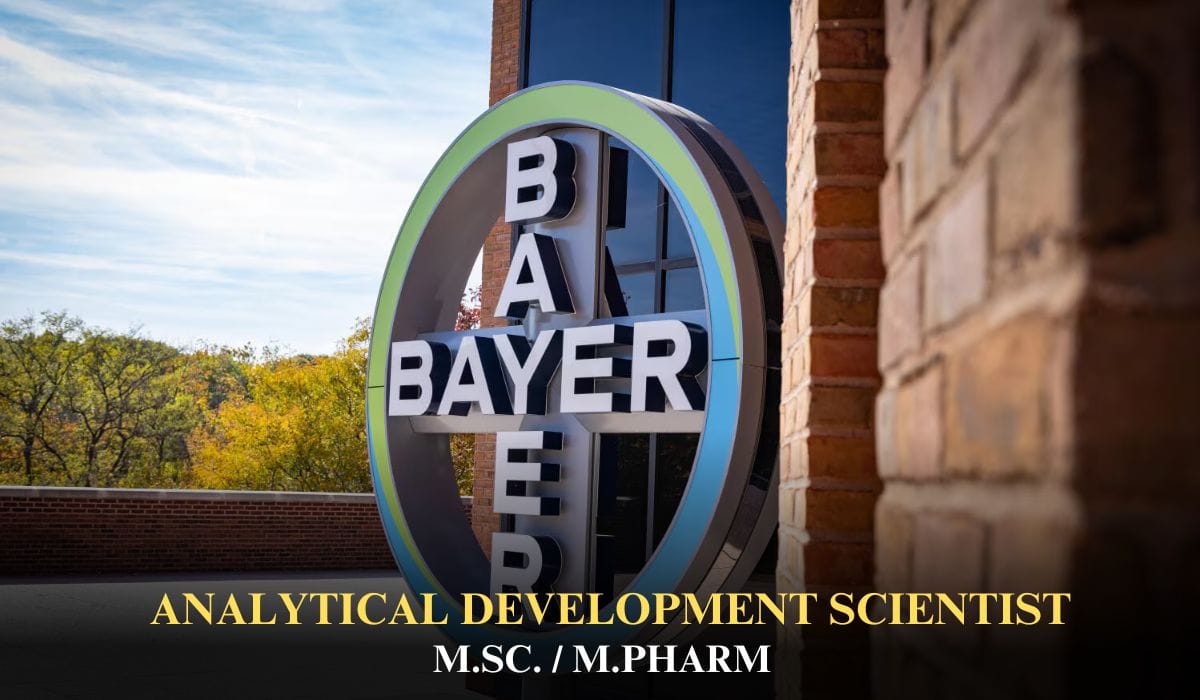 Bayer Hiring Analytical Development Scientist