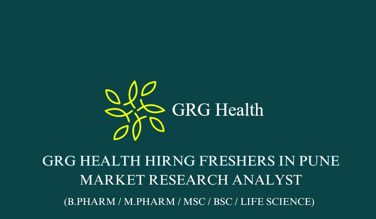 GRG Health Hirng Freshers in Pune