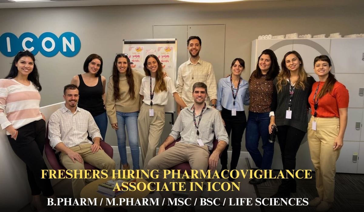 Freshers Hiring Pharmacovigilance Associate In Icon