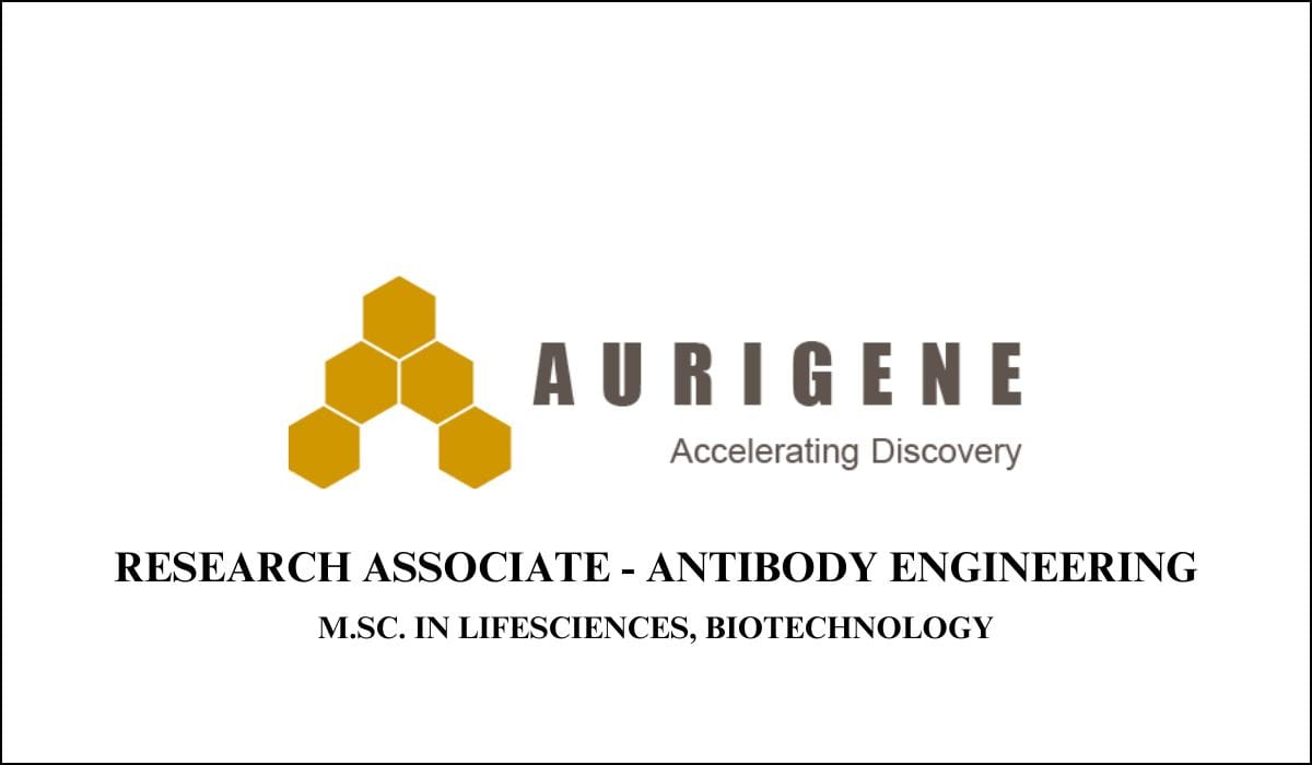Aurigene Oncology Hiring Research Associate