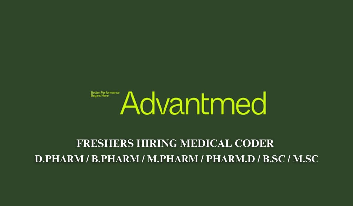 Freshers Hiring Medical Coder In Advantmed