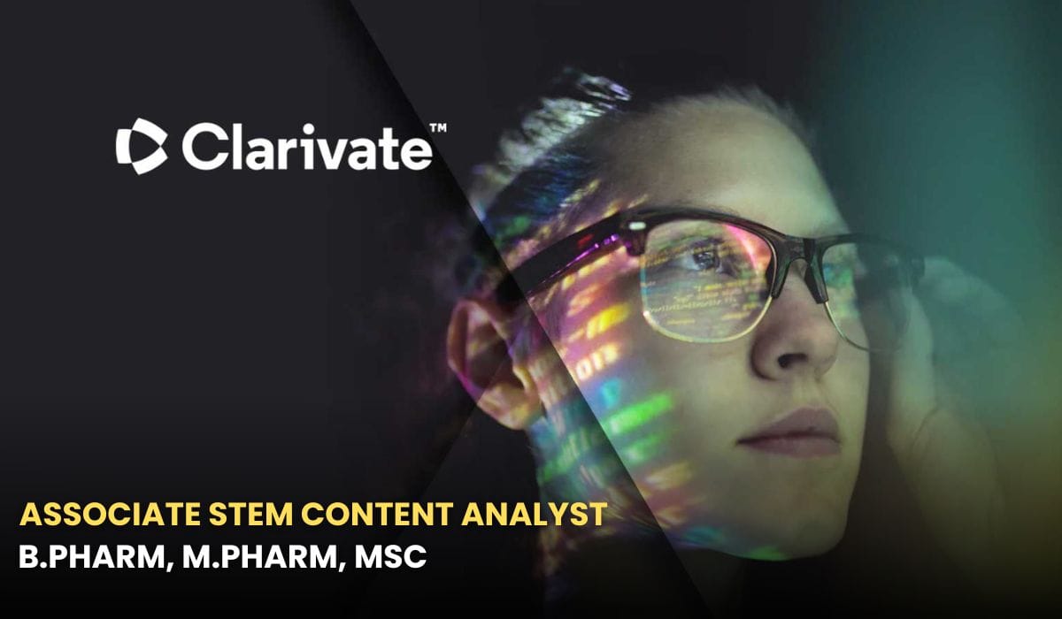 Clarivate Hiring Associate STEM Content Analyst