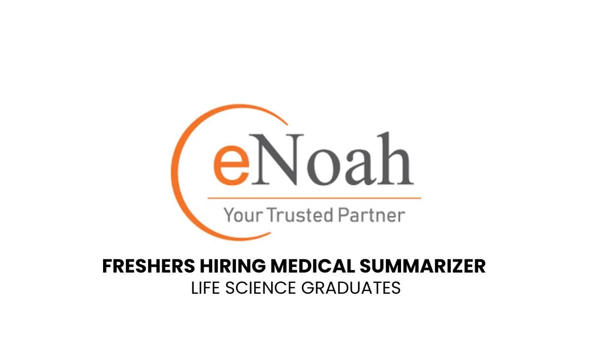 Freshers Hiring Medical Summarizer In enoah isolution