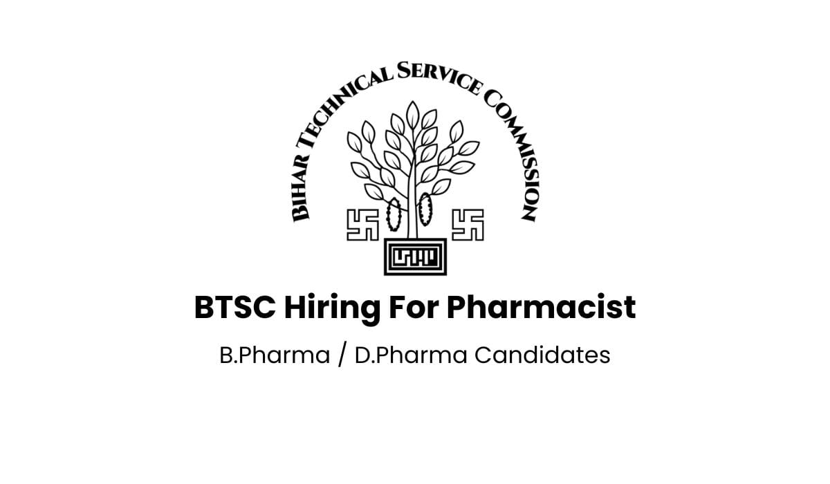 BTSC Hiring For Pharmacist