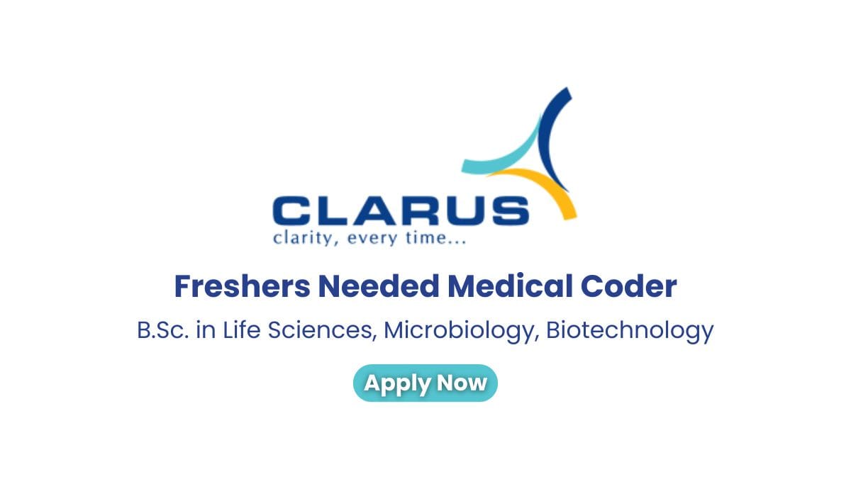 CLARUS RCM Hiring For Freshers Medical Coder