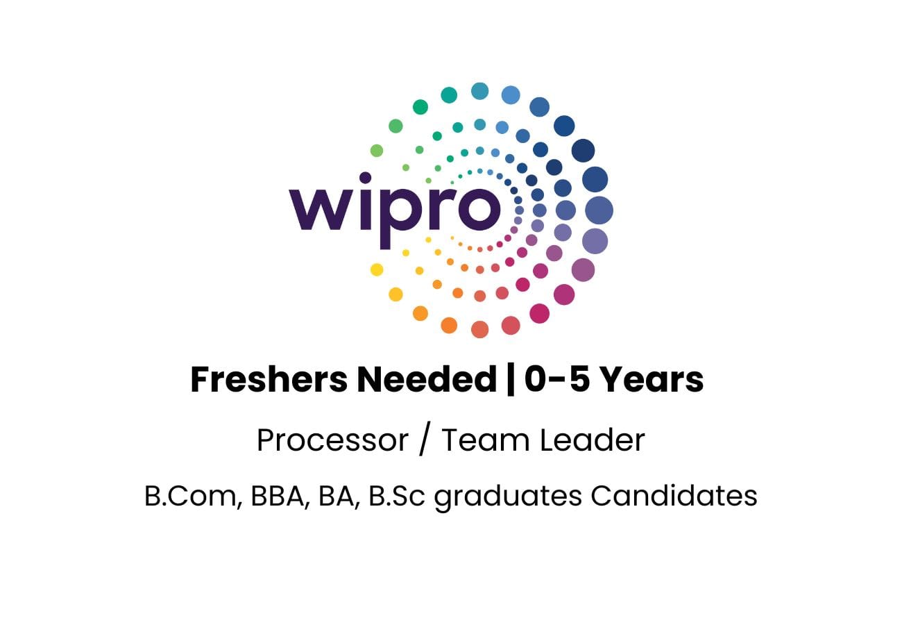 Latest Wipro Jobs in Chennai – Night Shift BPO Openings for Graduates