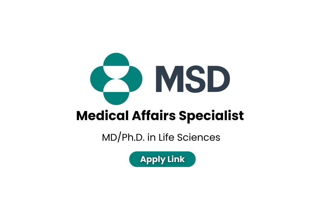 Medical Affairs Specialist Job at MSD – Mumbai/Delhi – Apply Now!