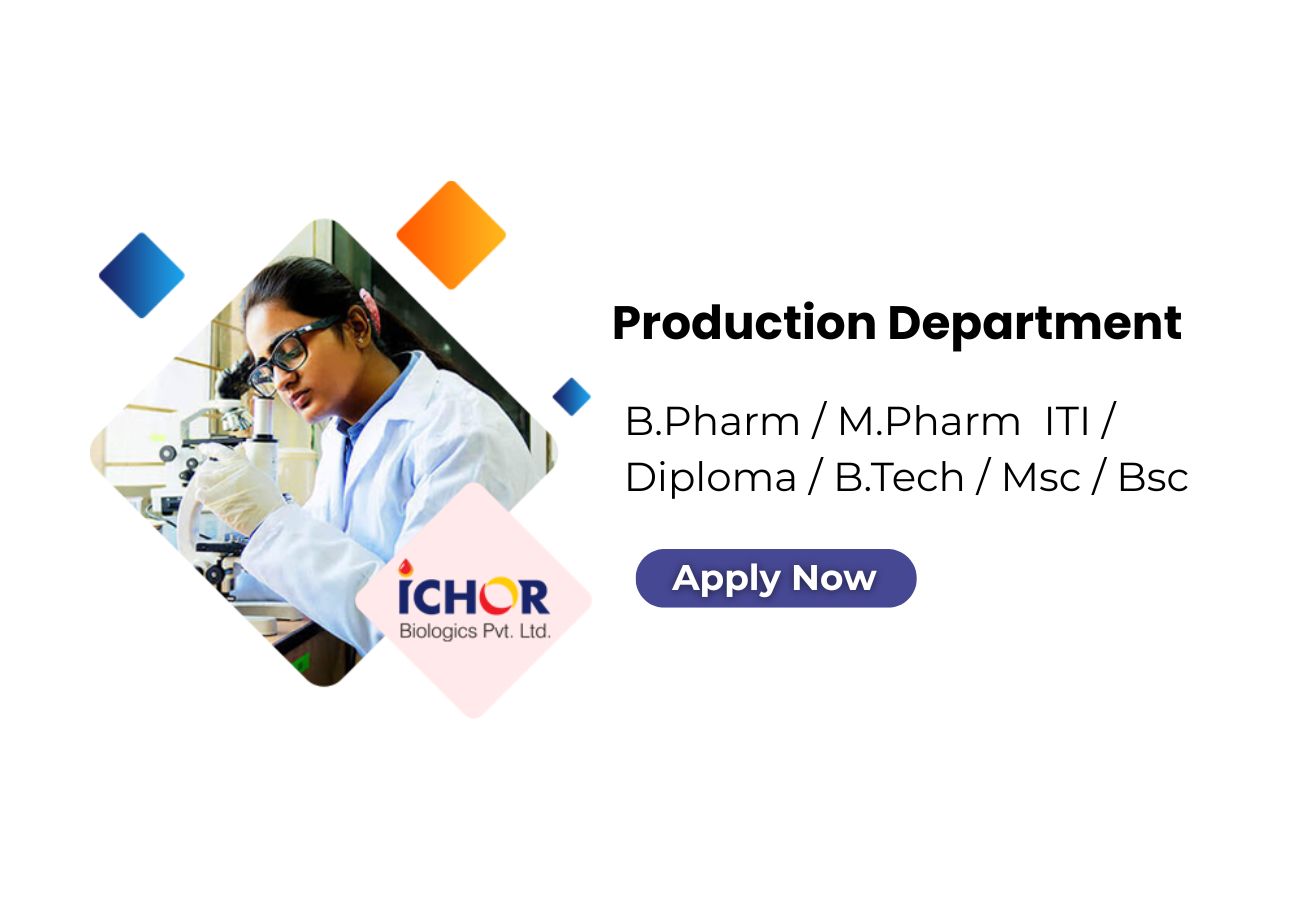Urgent Hiring at Ichor Biologics – Production Department | 6th-8th June Walk-In