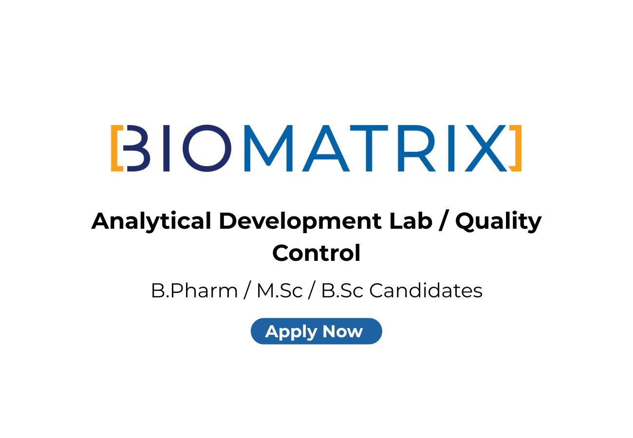 BioMatrix Healthcare Recruitment 2025: Officer to Executive Roles in Ahmedabad