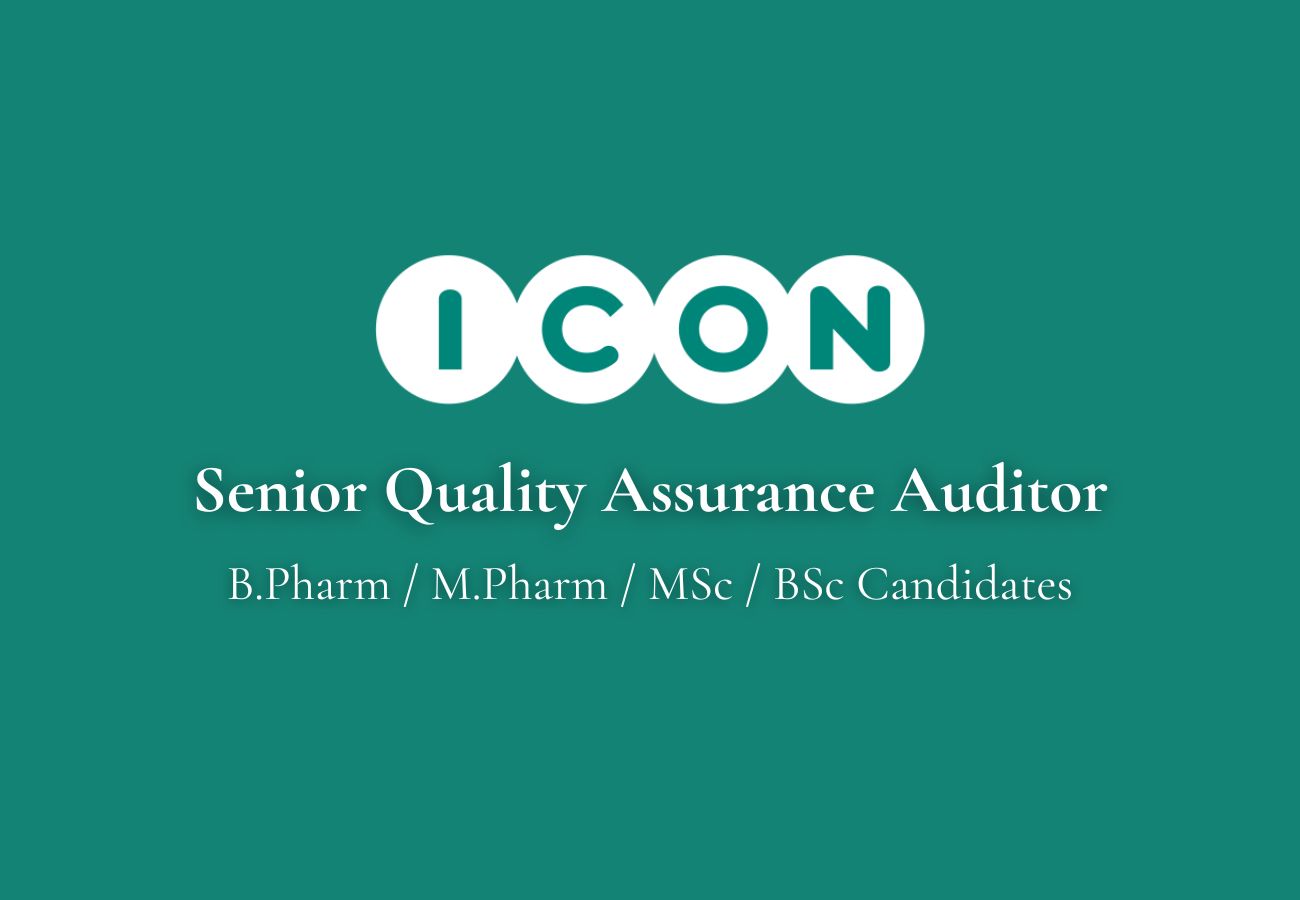 Senior Quality Assurance Auditor – ICON plc Chennai Vacancy
